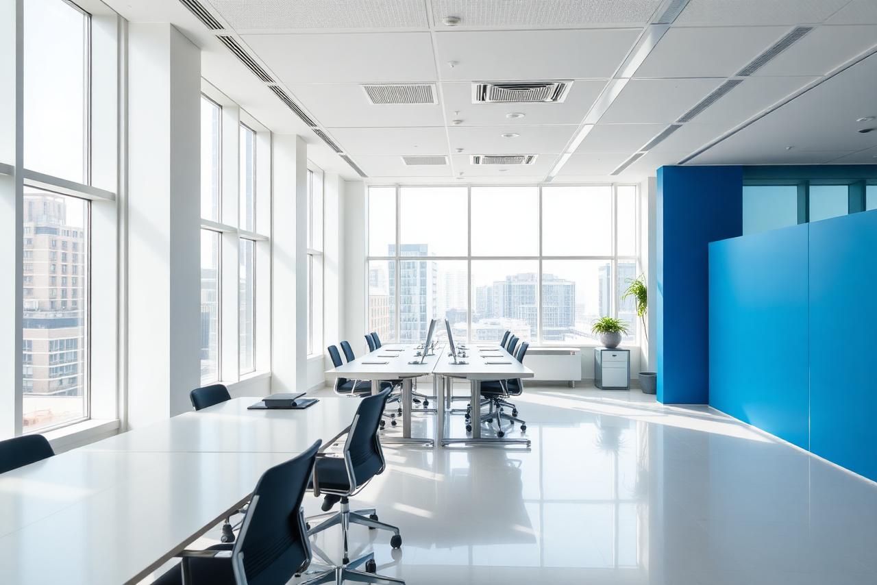 Modernes, sauberes Büro – Beispiel für unsere Reinigungsergebnisse